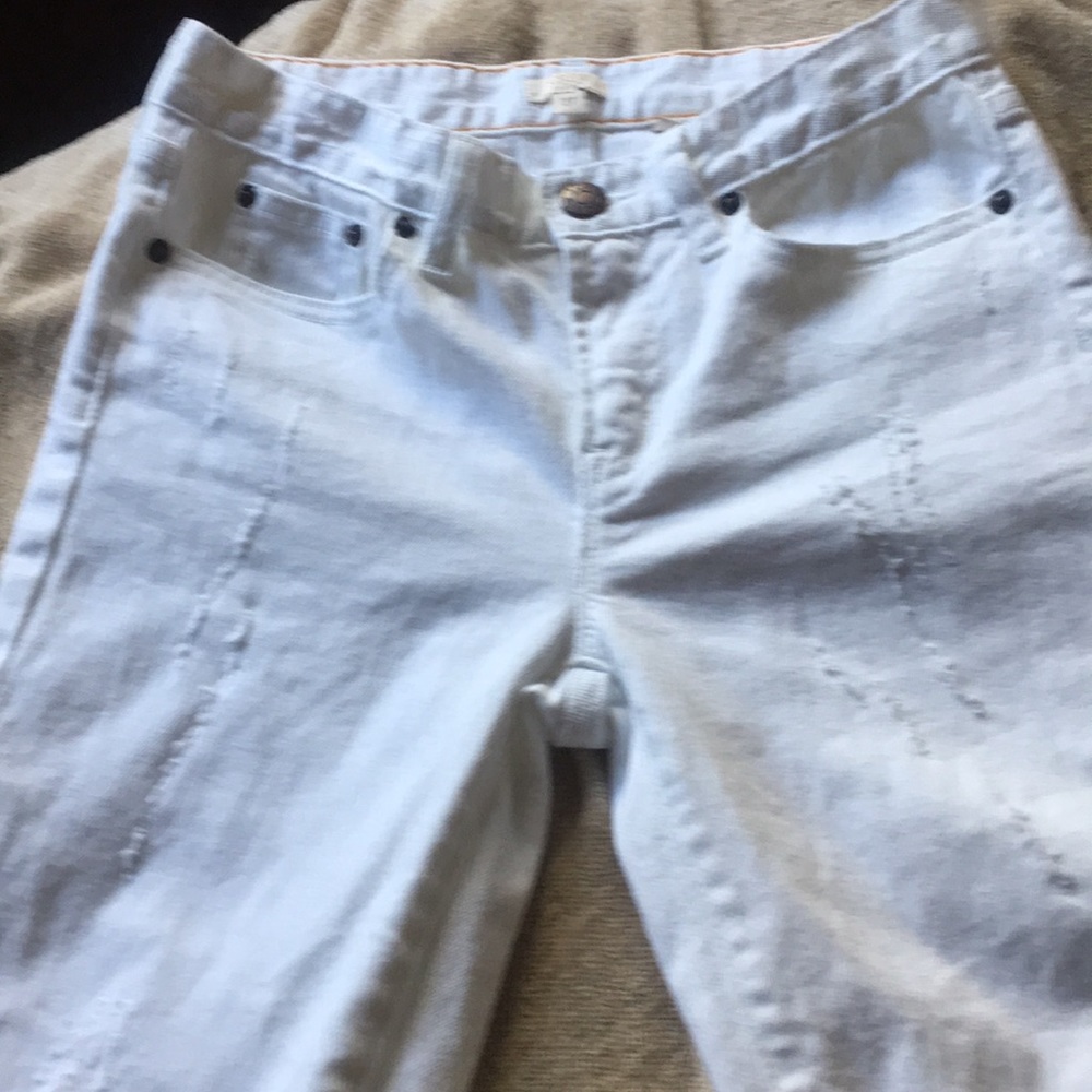 J. Crew White Jeans size 27